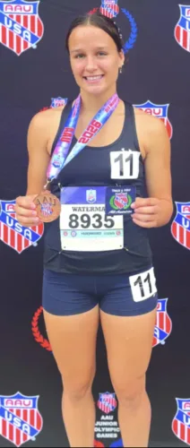 UP's Waterman earns AAU All-American status in 800m